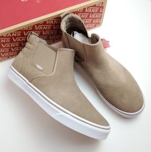 women's vans asher mid skate shoes